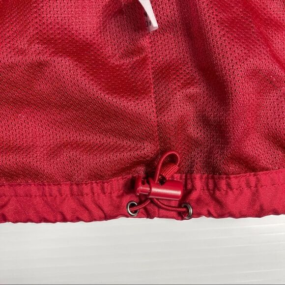 Kewl Jacket Red Polyester Full Zip Men's Size Medium Pockets Windbreaker - Picture 10 of 14